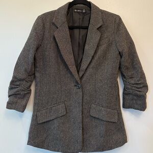 ByCorpus Black and Gray Wool Blend Blazer (size S)